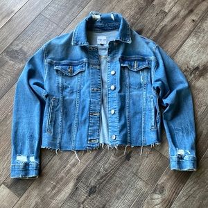 Taylor Hill by Joe’s Cropped jean jacket.